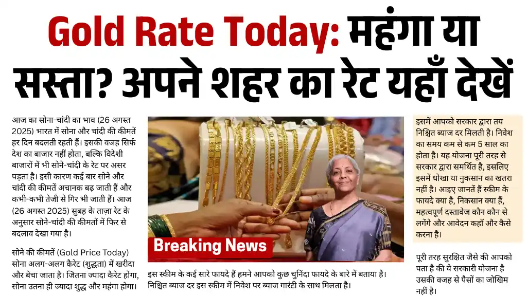Gold Rate Today News